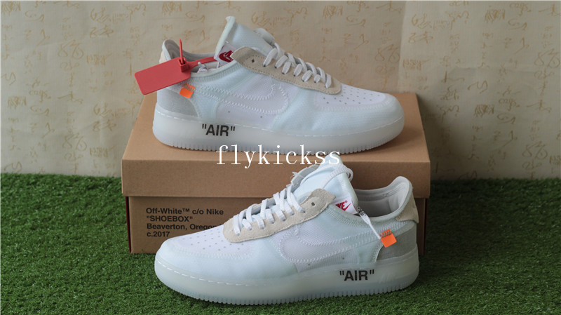 Update Version Off White X Nike Air Froce 1